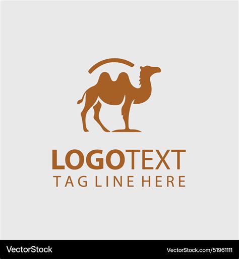 Camel logo Royalty Free Vector Image - VectorStock