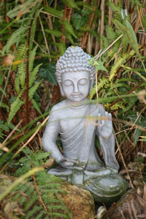 buddha in my garden by ingeline-art on DeviantArt