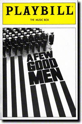 A Few Good Men (Broadway, Music Box Theatre, 1989) | Playbill