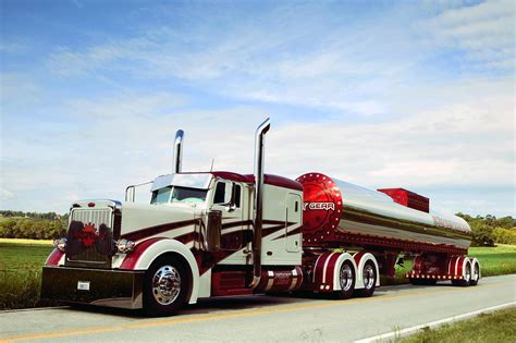 HD 2005 Peterbilt 379 Red Candy White Gear Tanker High Quality Picture ...