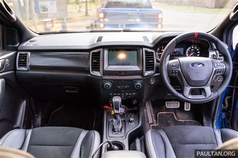 MEGA GALLERY: 2018 Ford Ranger Raptor in Darwin 2018 Ford Ranger Raptor Review_Interior - Paul ...