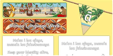 Great Resources for Samoan Language Week - Twinkl