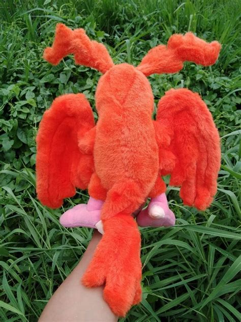 VINTAGE: Fuzzy Birdramon Digimon DX Anime Plush Toy (Bandai 1999 ...