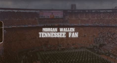 Morgan Wallen releases song about Tennessee fan, featuring video from ...