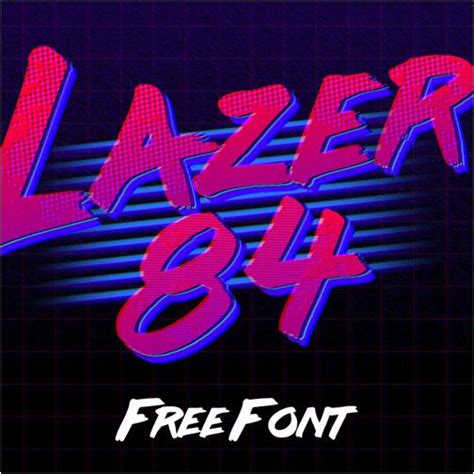 10+ Best Free 80's Fonts | Fuentes antiguas, Las mejores fuentes, Tipografía vintage