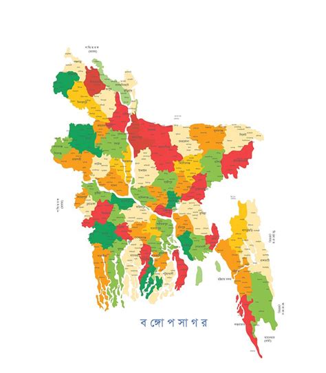 Bangladesh Map Vector And Full Hd Image | Map art illustration, Map art ...