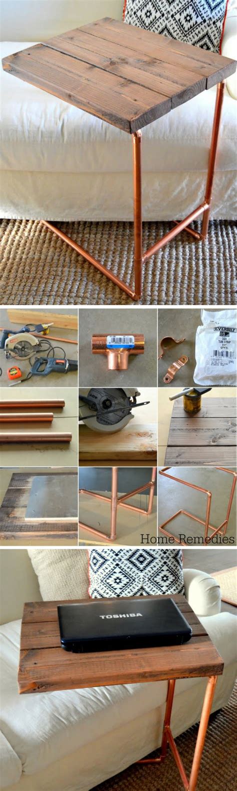 18 Easy DIY Sofa Side Tables You Can Build on a Budget