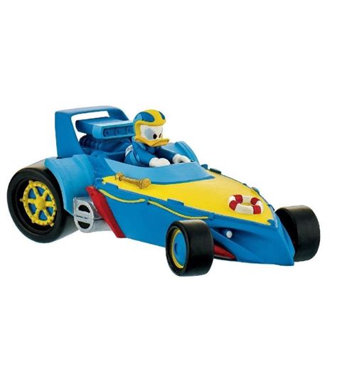 Mickey and the Roadster Racers: Donald Duck in Racecar PVC Figure ...