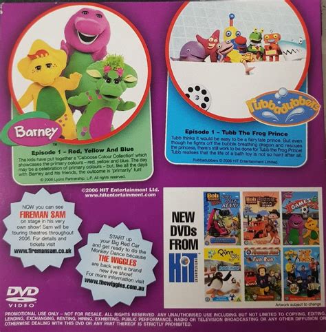 Rubbadubbers Barney Dvd