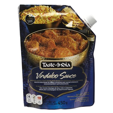 Taste of India Vindaloo Sauce - 450g | London Drugs