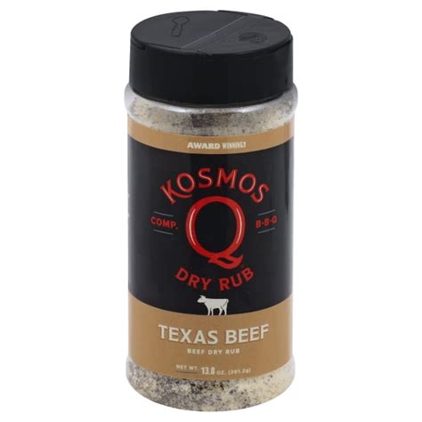 Kosmos Q 8029535 13.8 oz Texas Beef BBQ Rub - Walmart.com - Walmart.com