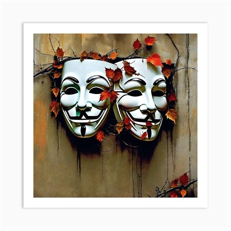 Anonymous Masks Art Print by Noctarius - Fy