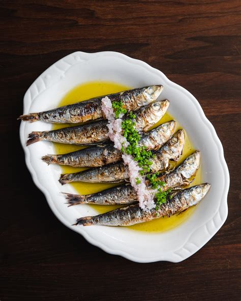 Grilled whole sardines with... - Greca Restaurant Brisbane