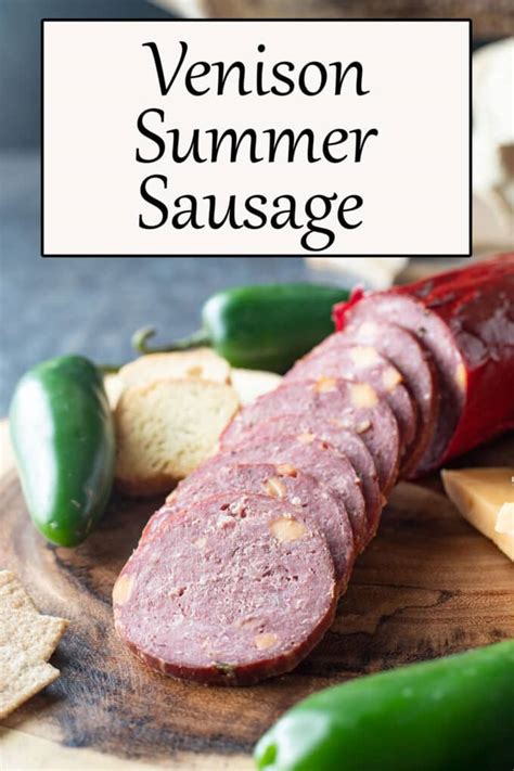 Venison Summer Sausage Recipe - Binky's Culinary Carnival