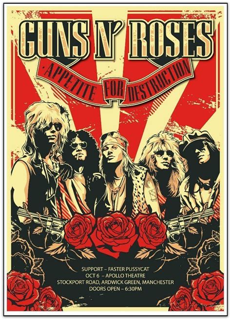 Rock Posters, Rock Poster Art, Gig Posters, 80s Rock Band Poster, Rock ...