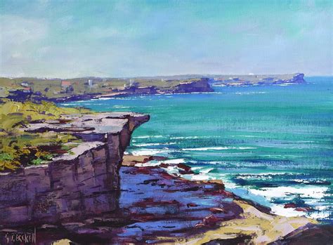 "Bondi to Coogee coast " by Graham Gercken. Paintings for Sale. Bluethumb - Online Art Gallery ...