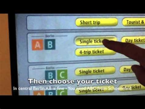 Buying U-Bahn tickets in Berlin - YouTube