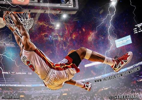 LeBron James Dunk Wallpaper HD - WallpaperSafari