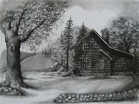 Model 12 sceneries for drawing with pencils | Drawing scenery, Scenery drawing pencil, Pencil ...