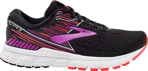 Brooks Women's Adrenaline GTS 19 Running Shoes | Running shoes, Best running shoes, Black ...