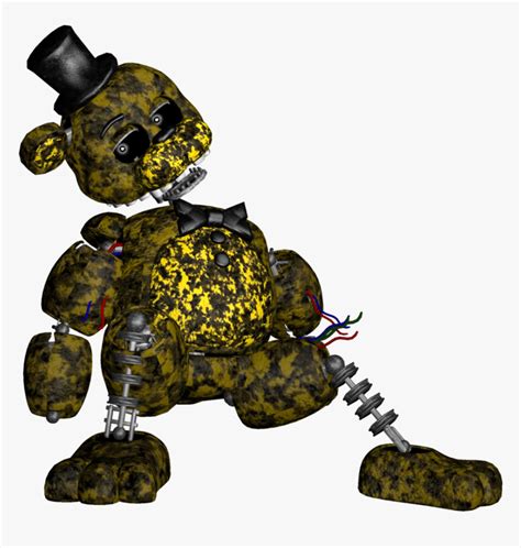 Fnaf Ignited Golden Freddy, HD Png Download - kindpng