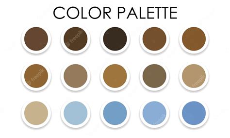 Premium Vector | Fashionable color palette. Color swatches. Vector illustration