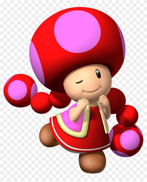 Fire Toadette By Koopshikinggeoshi - Mario Toad And Toadette - Free Transparent PNG Clipart ...