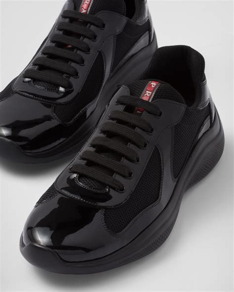 Timeless Black: Prada All Black Sneakers - Shoe Effect