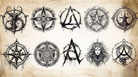 ArtStation - 100 Gothic Symbols Tattoo (PNG Files)-4K- High End Quality | Artworks