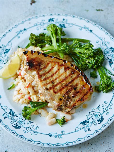 Grilled pork chops | Pork recipes | Jamie Oliver recipes