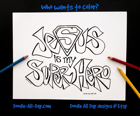 √ Jesus Superhero Coloring Page : Superhero Coloring Page Worksheets Teaching Resources Tpt : It ...