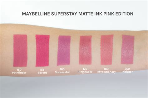 Maybelline’s Superstay Matte Ink Pink Edition: Fun, wearable pinks in a rock solid formula ...