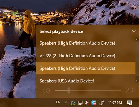 Windows 10 Tip: How To Quickly Switch Sound Playback Device - NEXTOFWINDOWS.COM