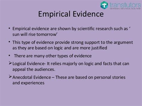 Empirical Evidence | Eonomics