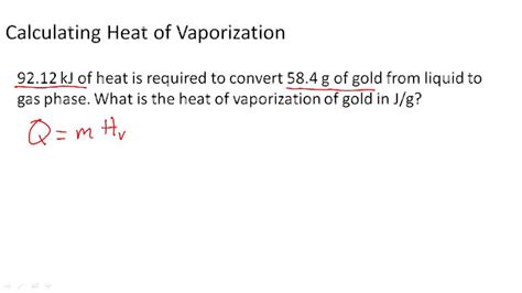 Heat of vaporization - Example 2 ( Video ) | Chemistry | CK-12 Foundation