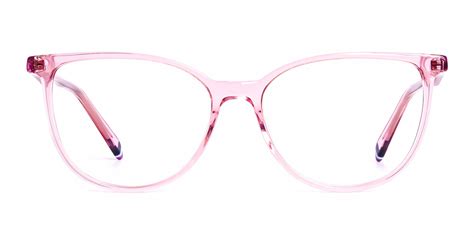 Crystal Pink transparent Cat eye Glasses - PENDLE 8 - Specscart.®