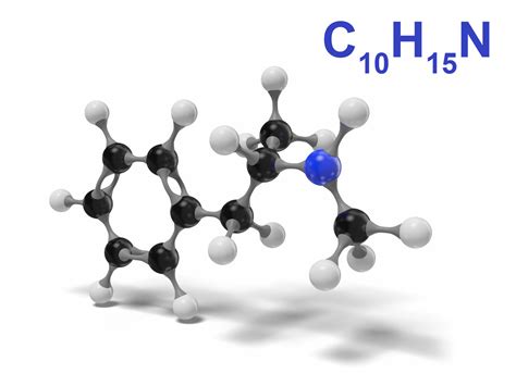 3D methamphetamine molecule c10h15n modeled model - TurboSquid 1544985