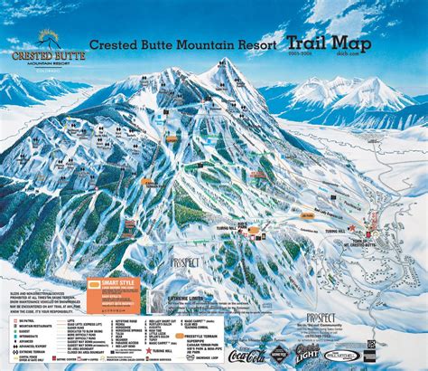 Crested Butte Mountain Resort Trail map - Freeride