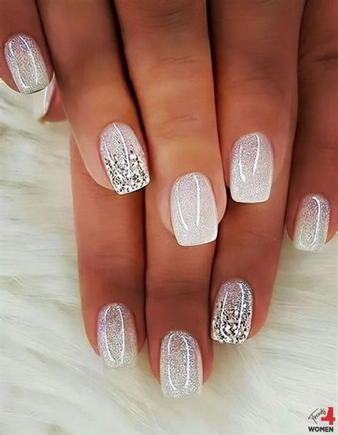 23 Stunning Gel Nail Ideas | Trends For Women #christmasgelnails in 2020 | Bride nails, Cute ...