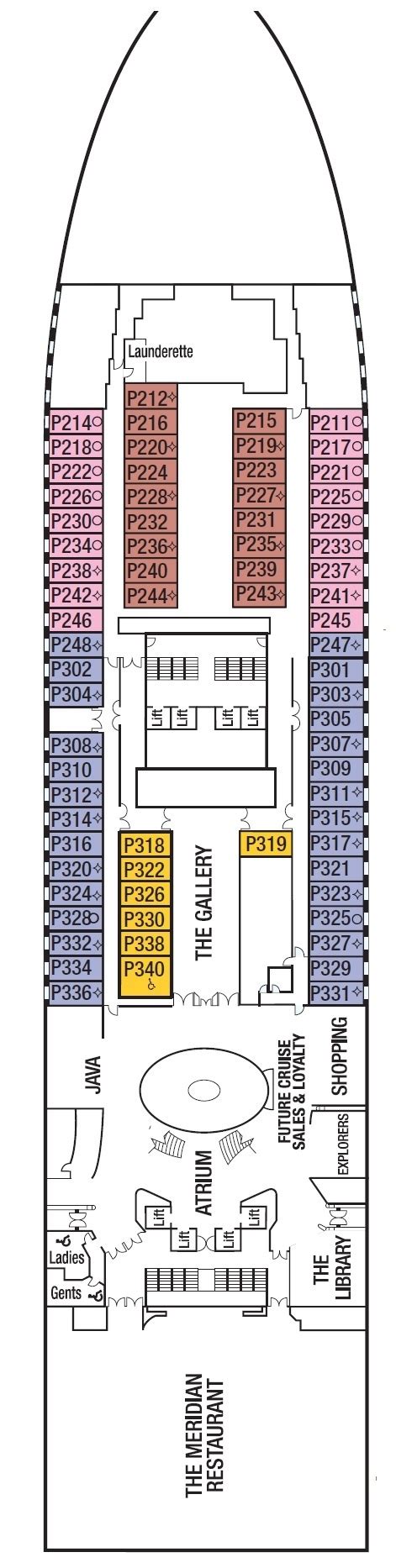 Azura Deck Plan | P&O Cruises | ROL Cruise