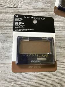 Maybelline Ultra-Brow Powder 10 Light Brown Eyebrow Color Makeup 402 New | eBay