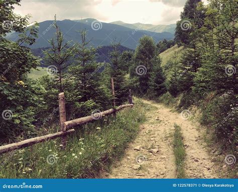 Karpaty is Picturesque Place Mountains in Ukraine Stock Image - Image of panoramic, scenery ...