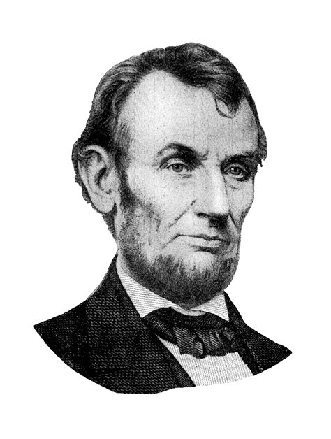 Antique Images: Free Digital Image Transfer of American President Lincoln