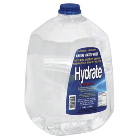 Hydrate High pH 9+ Alkaline Ionized Water, 1 gal, (Pack of 4) Reviews 2021