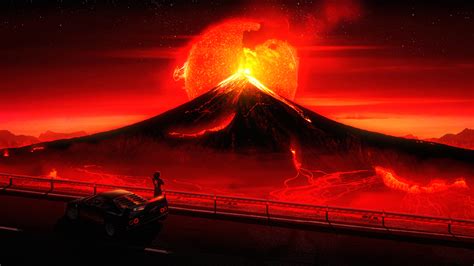 1920x1080 Resolution Volcano 4K 1080P Laptop Full HD Wallpaper - Wallpapers Den