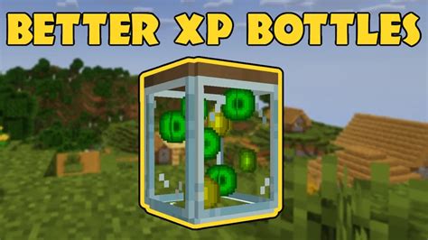 Better XP Bottles Minecraft Texture Pack