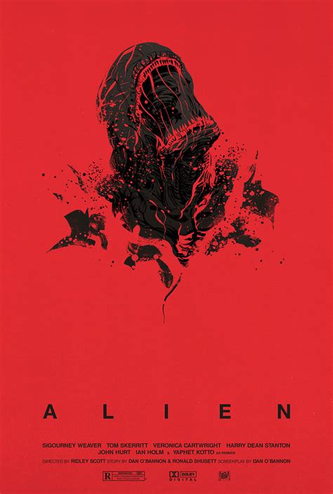 ALIEN MOVIE POSTER on Behance