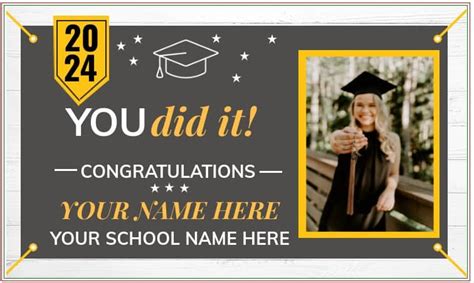 School Graduation Banner Design | Bigger Better Banner