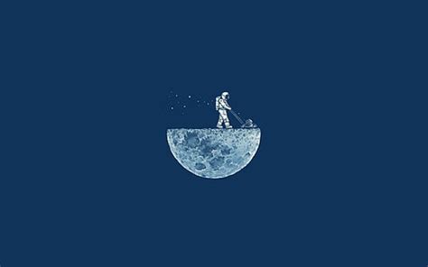 HD wallpaper: half moon illustration, night, clouds, stars, blue, sky ...