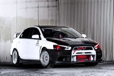 Race Ready Lancer Evolution X with Terminator Eyes | Mitsubishi lancer, Lancer, Mitsubishi